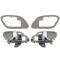95-02 Chev PU Truck Int Door Handle & Bezel Tan & Chrome Set PAIR