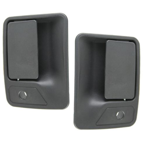 99-11 Ford Super Duty PU Textured Black Ext Front Door Handle PAIR