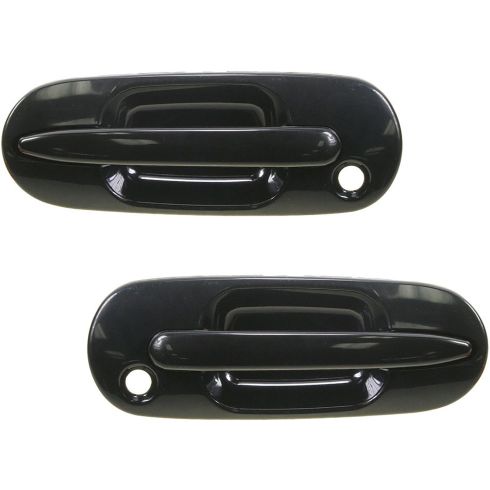1997-01 Honda CR-V Black Outside Door Handle Front PAIR