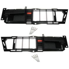 1988-94 Chev PU Truck Int Door Handle Blk w/Black Lever PAIR