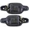 2004-08 Chevy Colorado GMC Canyon Flat Blk Outside Door Handle Front PAIR