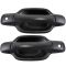 2004-08 Chevy Colorado GMC Canyon Flat Blk Outside Door Handle Front PAIR