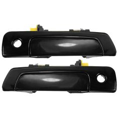 2000-04 Sebring Eclipse Coupe Gloss Black Door Handle Outside PAIR