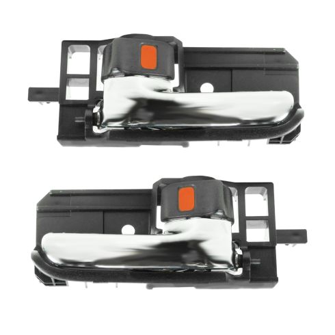 2003-08 Corolla Door Handle Inside Blk & Chrome PAIR