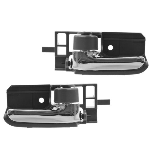 2003-08 Corolla Door Handle Inside Gray & Chrome PAIR