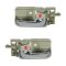 2003-08 Corolla Door Handle Inside Tan & Chrome PAIR