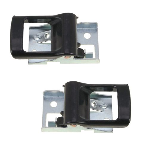 Datsun B-11 Nissan H-40 Cabstar Interior Door Handle Black PAIR