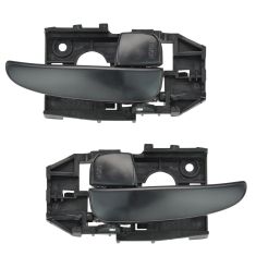 01-06 Hyundai Elantra Black Inside Door Handle PAIR