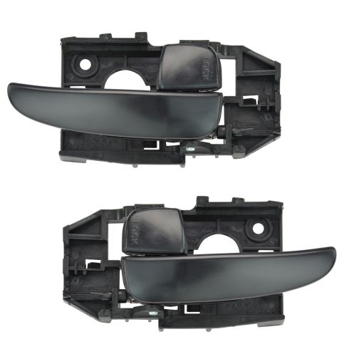 01-06 Hyundai Elantra Black Inside Door Handle PAIR