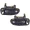 2000-06 Hyundai Accent Door Handle Outside Smooth Black w/Keyhole Front PAIR