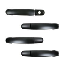 05-09 Equinox; 04-08 Malibu, Malibu Maxx; 05-10 G6; 06-09 Torrent Smooth Blk Dr Hnd w/Cap Set of 4