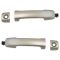 07-11 Toyota FJ Cruiser Front Door Outside Silver Handle PAIR