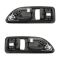 94-97 Honda Accord 2dr w/Pwr Locks Chrome & Gray Inside Door Handle PAIR