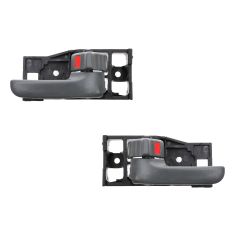 00-06 Toyota Tundra (Reg & Access Cab) Gray Front Door Inside Handle PAIR