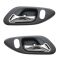 98-02 Honda Accord Cpe (w/Power Locks) Inside Light Gray Door Handle PAIR