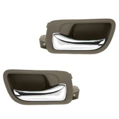 03-07 Honda Accord Sedan Front Inside Taupe Door Handle PAIR