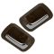 01-05 Honda Civic Rear Inner Chrome & Taupe Door Handle PAIR