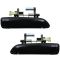 01-05 Honda Civic Sedan Rear Outer Smooth Black Door Handle Pair