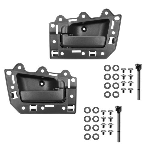 05-10 Jeep Grand Cherokee Front Inner All Black Door Handle Repair Kit PAIR
