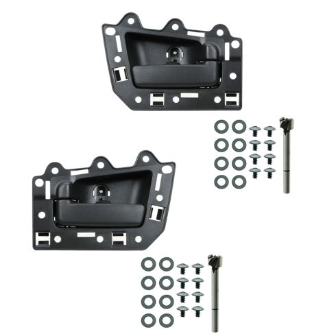 05-10 Jeep Grand Cherokee Rear Inner All Black Door Handle Repair Kit PAIR