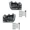 05-10 Jeep Grand Cherokee Rear Inner All Black Door Handle Repair Kit PAIR
