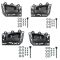 05-10 Jeep Grand Cherokee Front & Rear Inner All Black Door Handle Repair Kit (Set of 4)