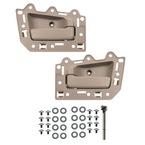 05-10 Jeep Grand Cherokee Front Inner All Beige Door Handle Repair Kit PAIR