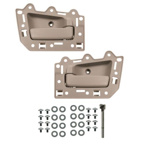 05-10 Jeep Grand Cherokee Rear Inner All Beige Door Handle Repair Kit PAIR