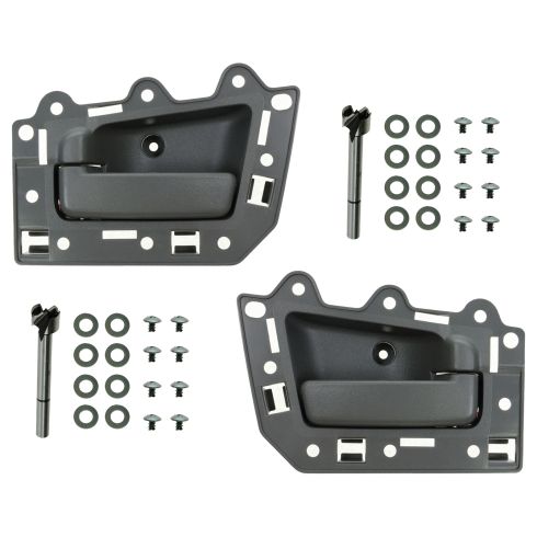 05-10 Jeep Grand Cherokee Front Inner All Gray Door Handle Repair Kit PAIR