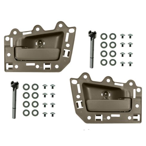 05-10 Jeep Grand Cherokee Rear Inner All Light Brown Door Handle Repair Kit PAIR