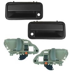 95-01 Chevy GMC Truck Gray Inside & Outside Door Handle (Set of 4)