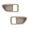 04-06 Toyota Tundra (Double Cab); 01-07 Sequoia; 00-04 Avalon Ivory Inside Door Handle Bezel PAIR