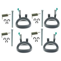 06-10 Jeep Commander; 02-07 Liberty Inside Khaki Door Handle Repair Kit SET OF 4