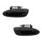 02-06 Nissan Altima Rear Outer Smooth Black Door Handle PAIR