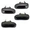 96-00 Honda Civic (Japan Built) Front & Rear Black Outside Door Handle (Set of 4)