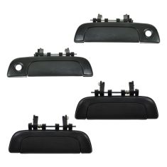 95-02 Suzuki Esteem Black Outside Front & Rear Door Handle (Set of 4)