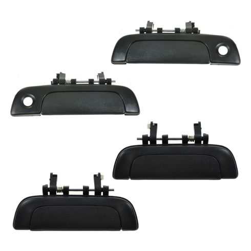 95-02 Suzuki Esteem Black Outside Front & Rear Door Handle (Set of 4)