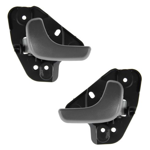 01-07 Chrysler Mini Van Front Inner Gray Door Handle PAIR