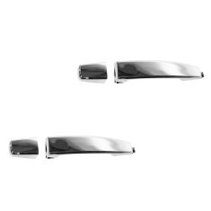 07-11 Aveo Sedan; 12 Chevy Captiva Sport; 08-12 Vue Rear Outer Chrome Door Handle (w/Cap) PAIR