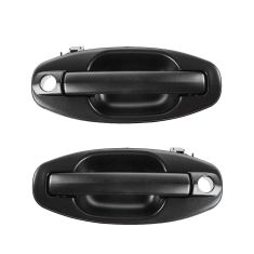 01-06 Hyundai Sante Fe Front Textured Black Outside Door Handle PAIR