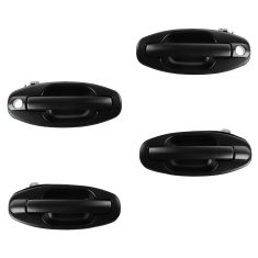 01-06 Hyundai Sante Fe Textured Black Outside Door Handle SET of 4