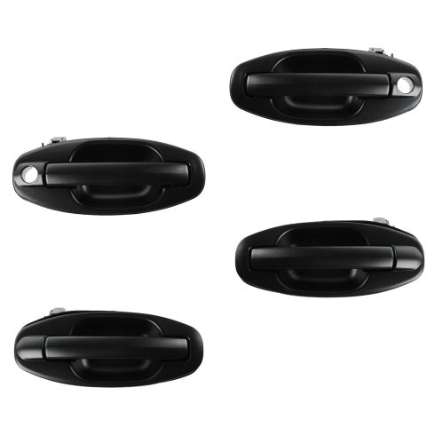 01-06 Hyundai Sante Fe Textured Black Outside Door Handle SET of 4