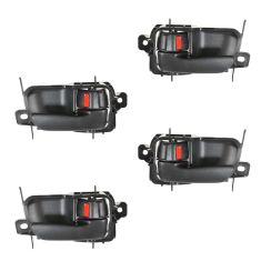 95-99 Toyota Avalon Front & Rear Black Inside Door Handle Kit (Set of 4)