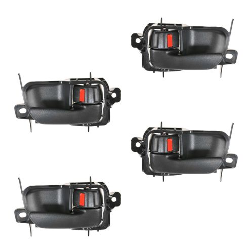 95-99 Toyota Avalon Front & Rear Black Inside Door Handle Kit (Set of 4)
