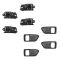 97-01 Toyota Camry Gray Inside Door Handle & Bezel (Set of 8)