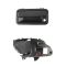 95-01 Chevy GMC Pickup, SUV Textured Black Outside & Gray Inside Door Handle LH
