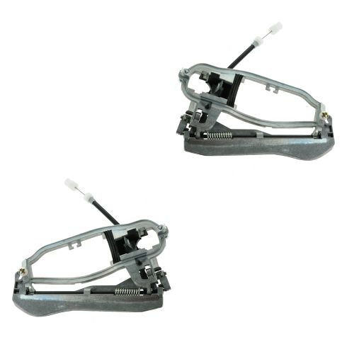 00-06 BMW X5 REAR Outer Door Handle Carrier PAIR
