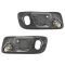 98-02 Honda Accord 4dr; 99-04 Odyssey w/Pwr Locks Front Gray w/Chrome Lever Inside Door Handle PAIR