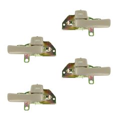 92-96 Toyota Camry Beige Inside Door Handle Kit (Set of 4)