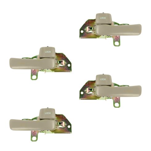92-96 Toyota Camry Beige Inside Door Handle Kit (Set of 4)